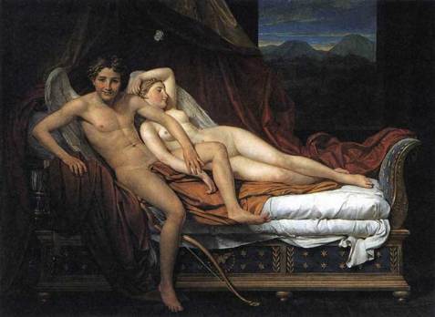 Cupido e Psiquê - Jacques-Louis David