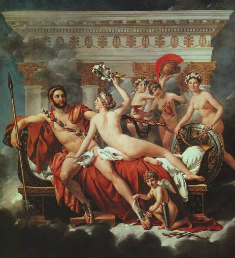 Marte e Vênus - Jacques-Louis David